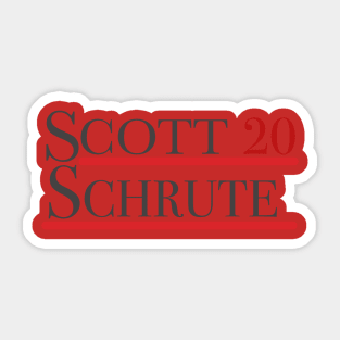 Michael Scott for President! Sticker